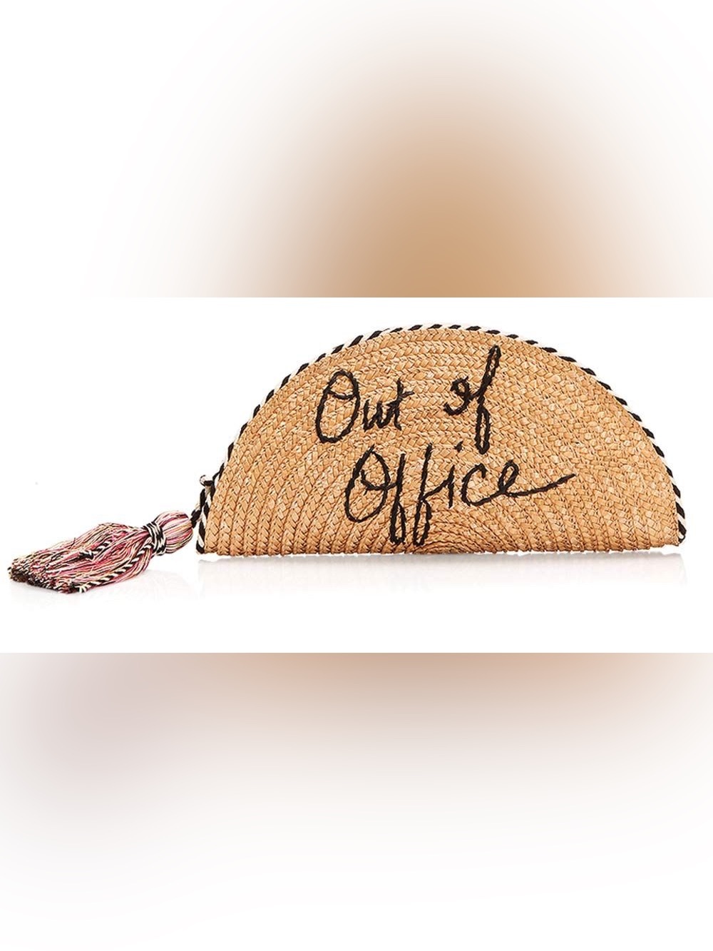 Rebecca Minkoff’s Out of Office Straw Clutch ✨ $170